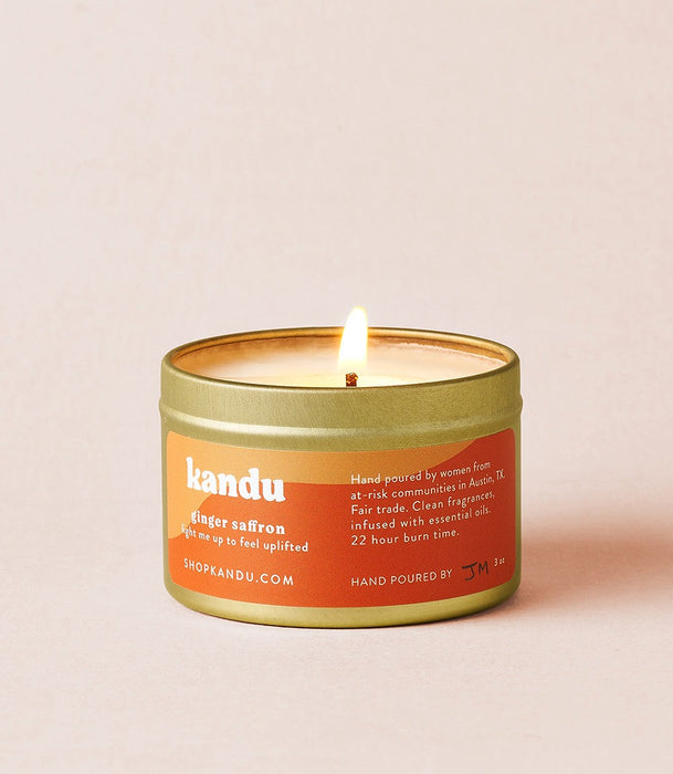 Kandu Ginger Saffron 3 oz Candle
