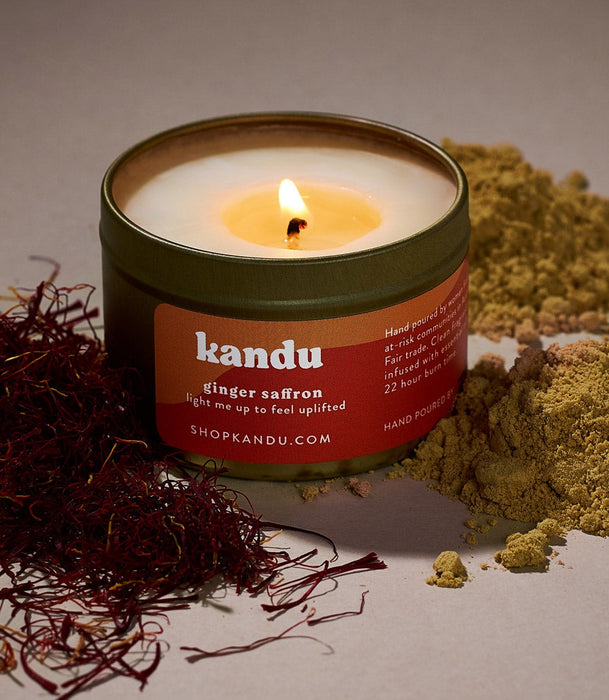 Kandu Ginger Saffron 3 oz Candle