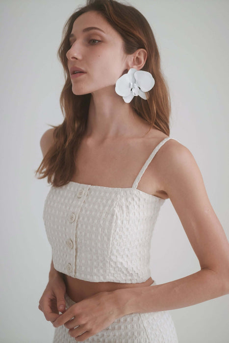 Waffle Crop Top