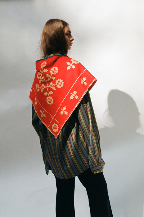 Folk Merino Scarf