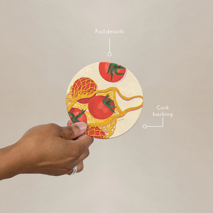 Market Tomatoes Coaster