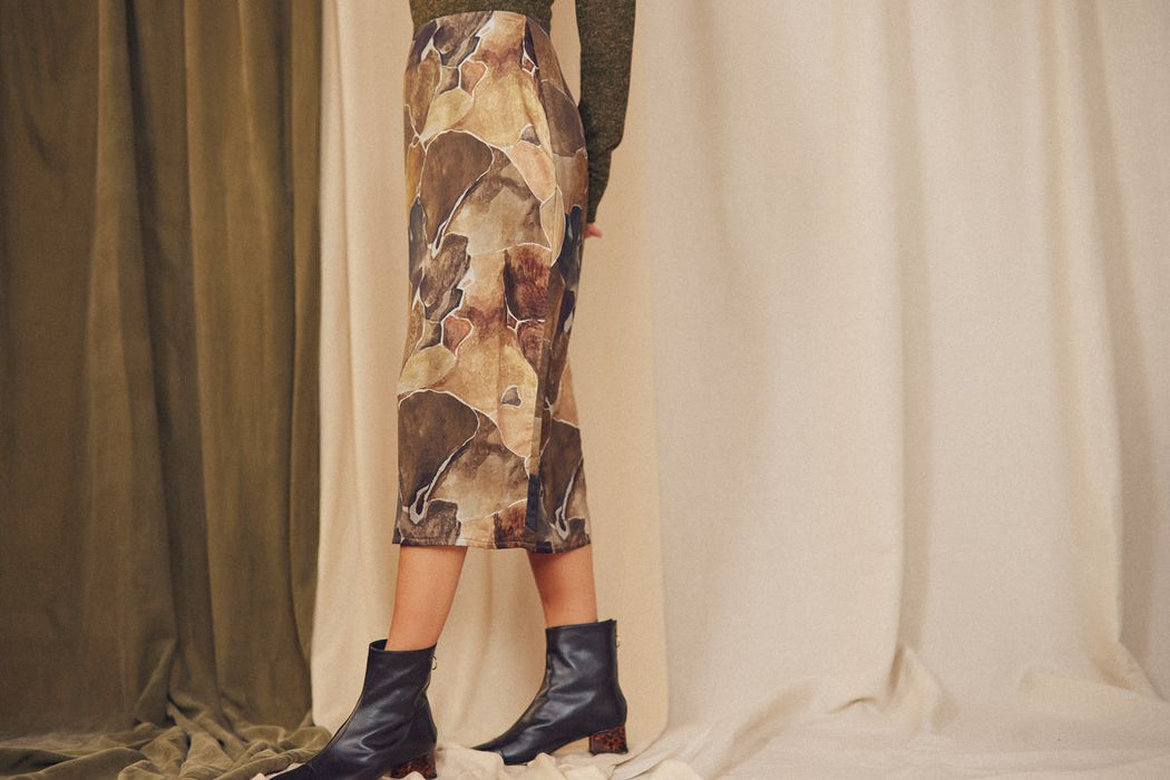 River Rocks Pencil Skirt