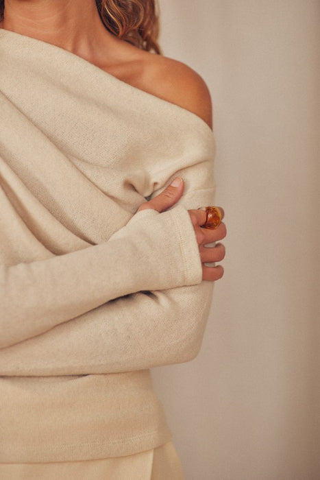 Knit Drape Top