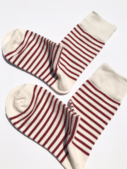 Color Stripe Cotton Socks