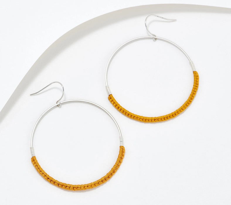 Macramé Dangle Hoops