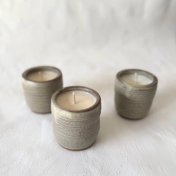 Palo Santo Hand Thrown Ceramic Candle