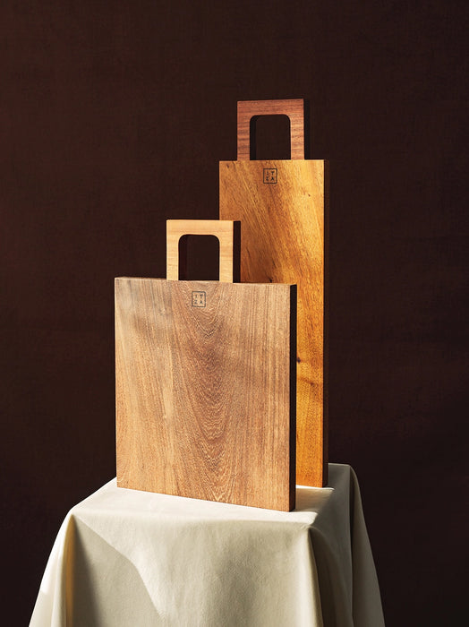 Temple Mahogany Serving Board w/Handle