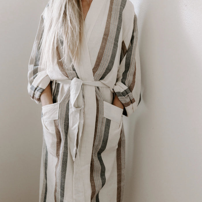 Brown Cream Nomad Robe