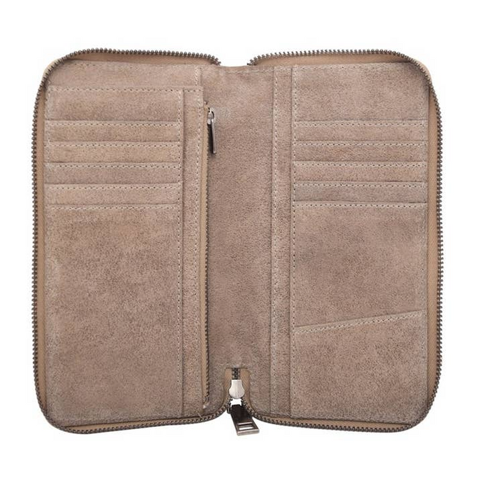 Franca Zip Wallet Leather/Wine