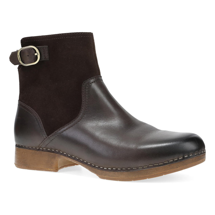 Monique Burnished Equestrian Bootie