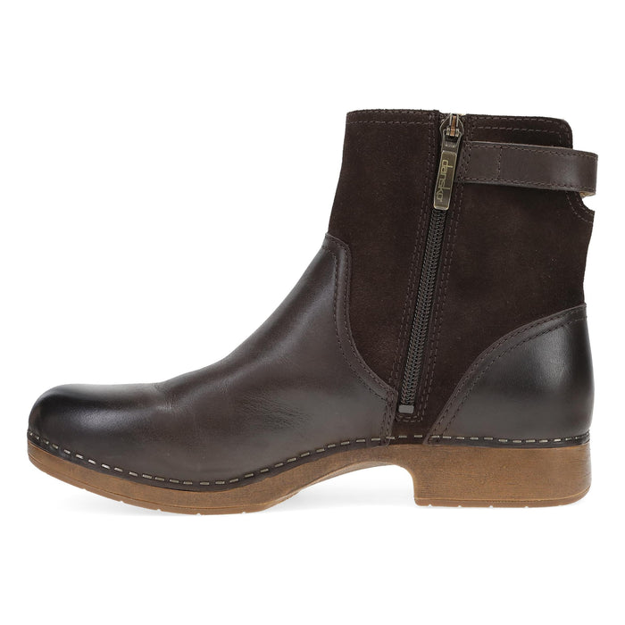 Monique Burnished Equestrian Bootie