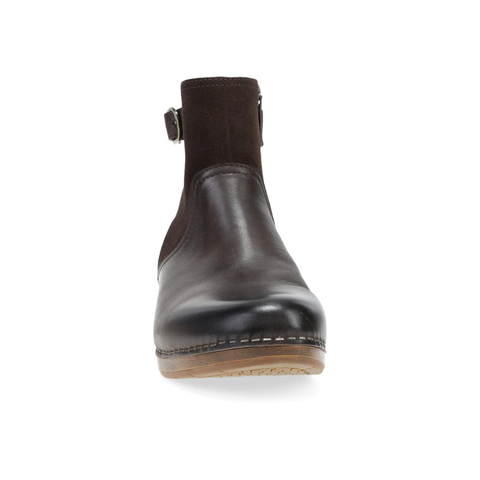 Monique Burnished Equestrian Bootie