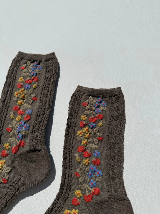 Wild Strawberry Socks