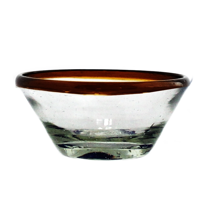 Tiny Amber Rim Bowl
