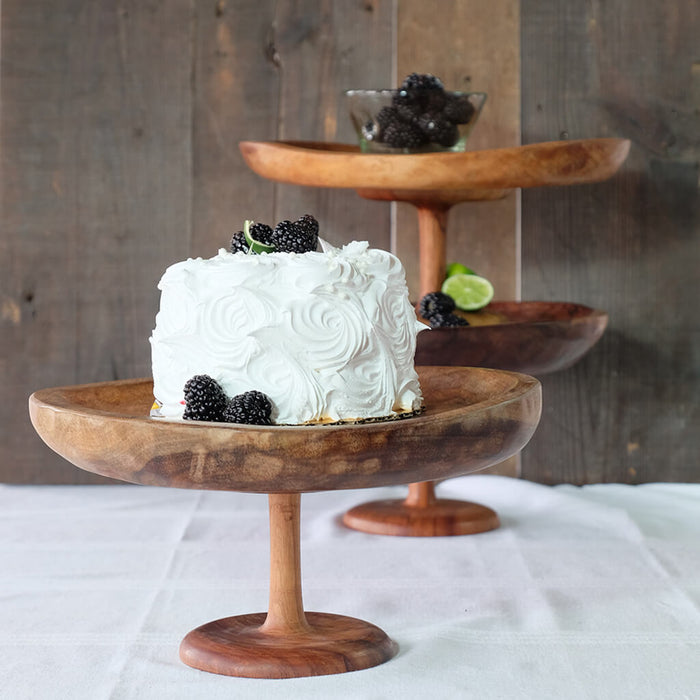 Wood Serving Stand