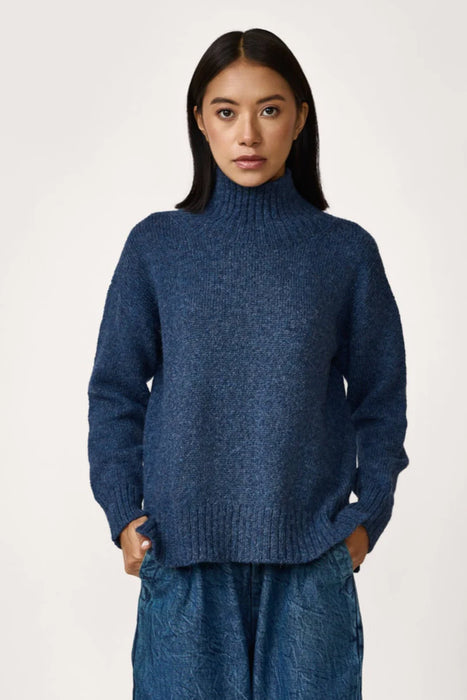 Alpaca Totto Mock Turtleneck Sweater