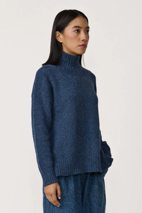 Alpaca Totto Mock Turtleneck Sweater