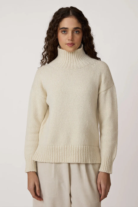 Cotton Totto Mock Turtleneck Sweater