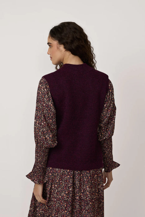 Mockneck Sweater Vest