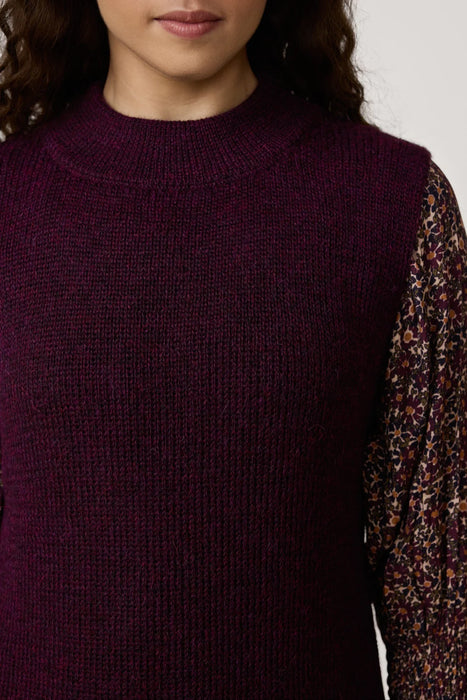 Mockneck Sweater Vest