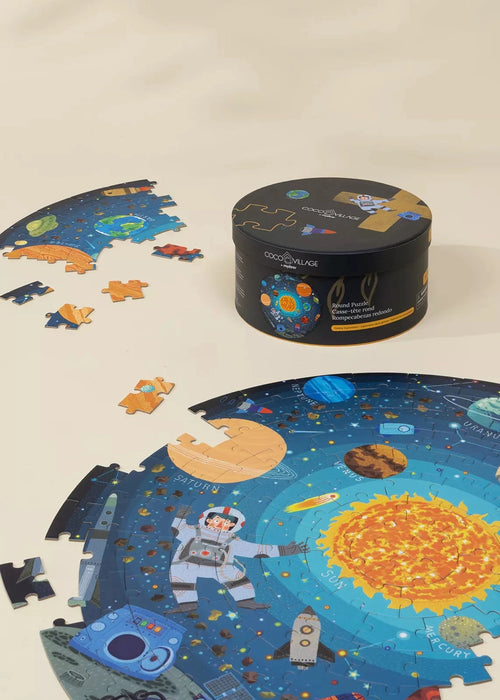 Round Puzzle - Galaxy Exploration - 150 Pieces