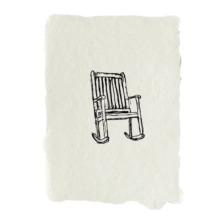 Rocking Chair Art Print