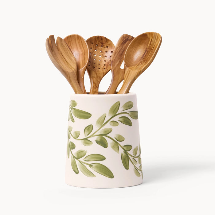 Meadow Willow Utensil Crock