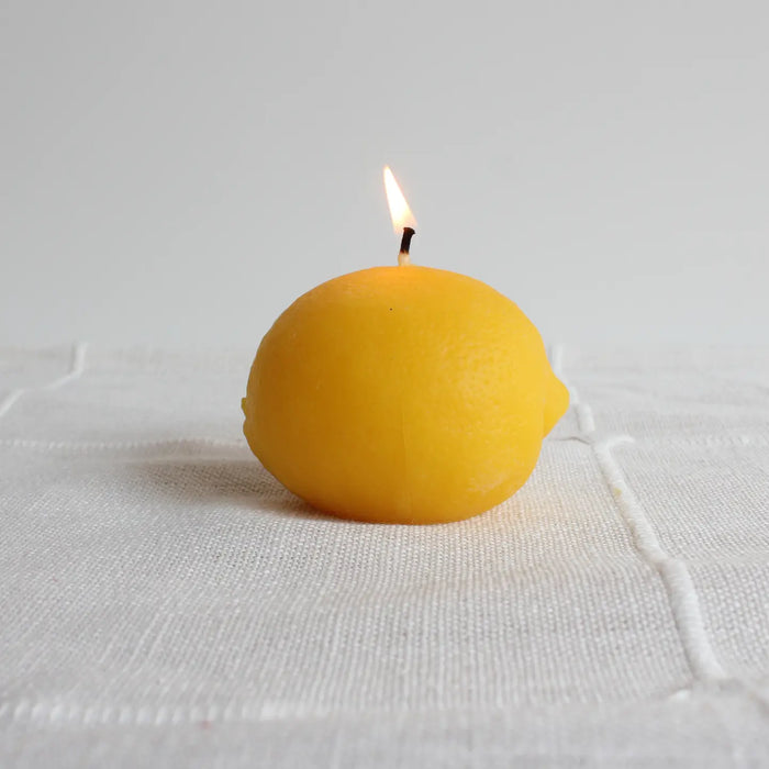 Beeswax Large Lemon Candle