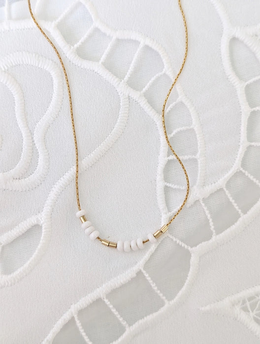 By Land & Sea Morse Code Necklace
