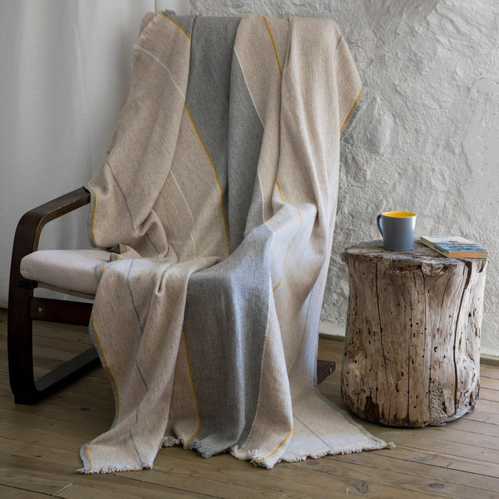 Wool Blend Throw Blanket