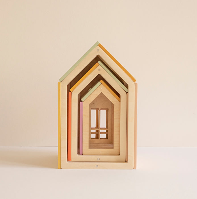 Magnetic Wooden Dollhouses - Set of 3