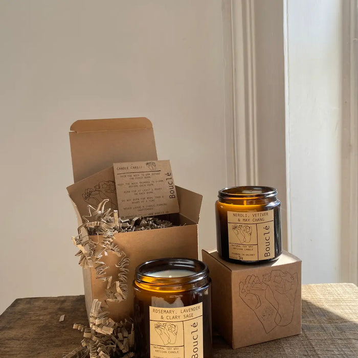 Patchouli, Cardamom & Mandarin Rind Essential Oil Candle