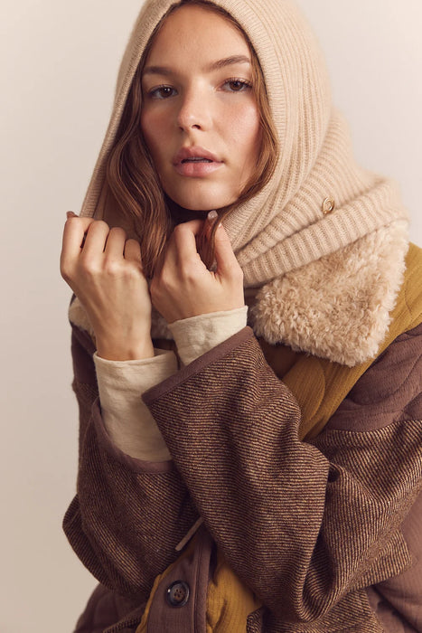 Quilted Fur Collar Coat