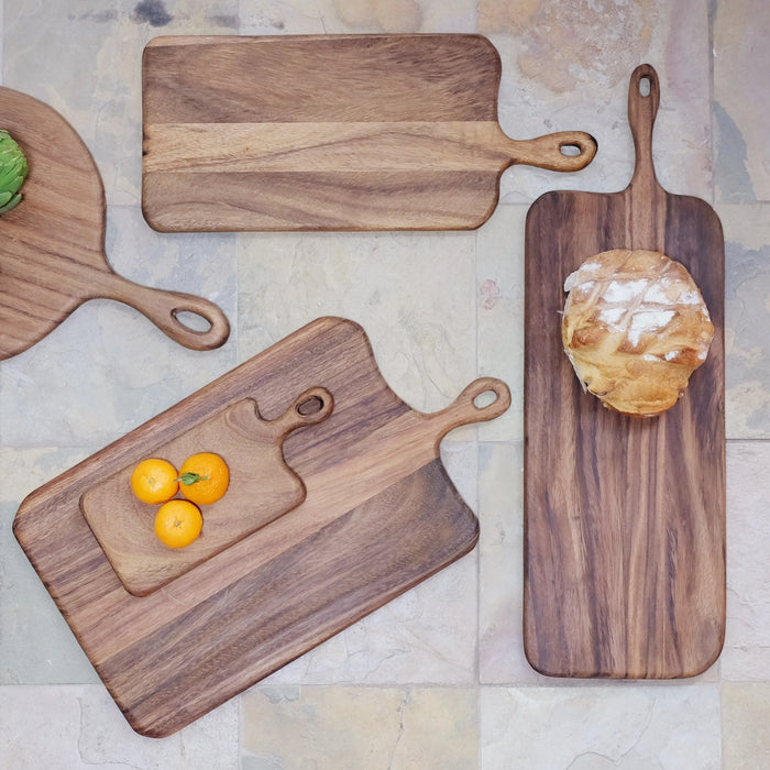 Square Loop Handle Caro Caro Wood Board