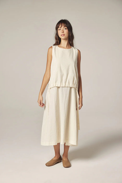 Waist Tie Midi Dress