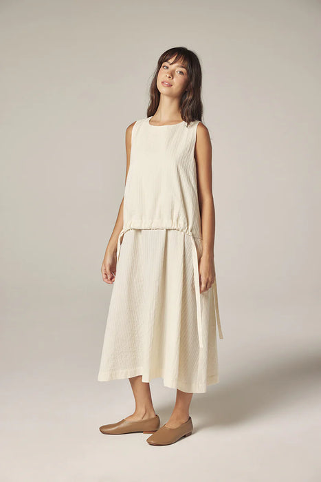Waist Tie Midi Dress