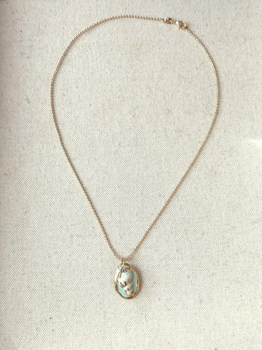 Whisper Shell Charm Necklace