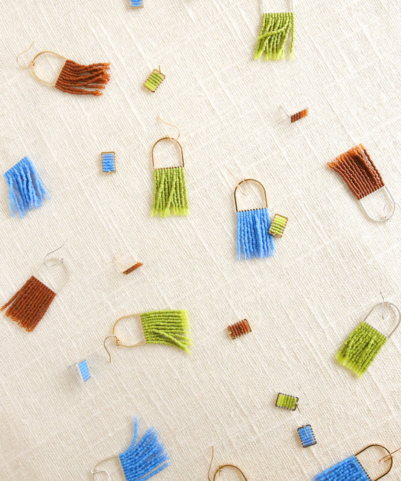 Mini Drop Fringe Earrings