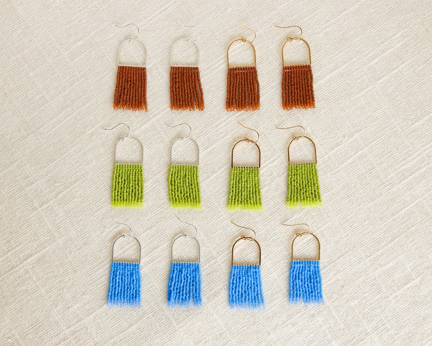 Mini Drop Fringe Earrings