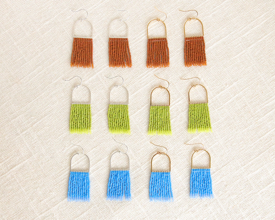 Mini Drop Fringe Earrings