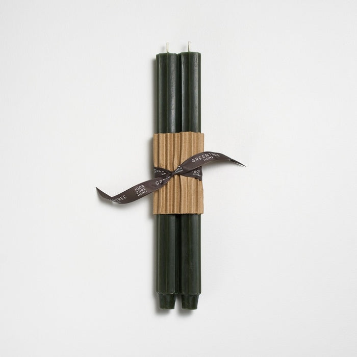 12" Fluted Church Tapers - Set of 2