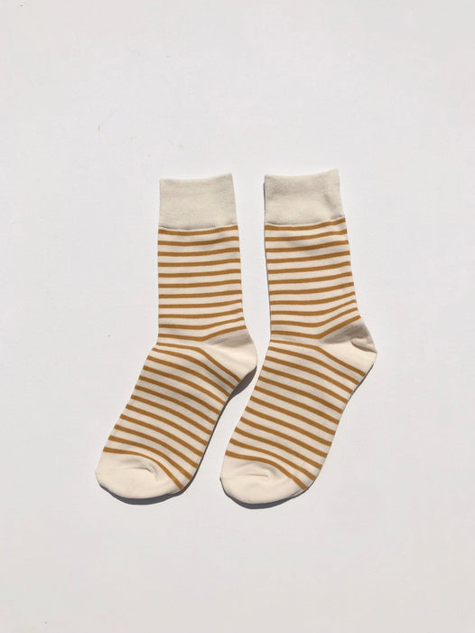 Color Stripe Cotton Socks