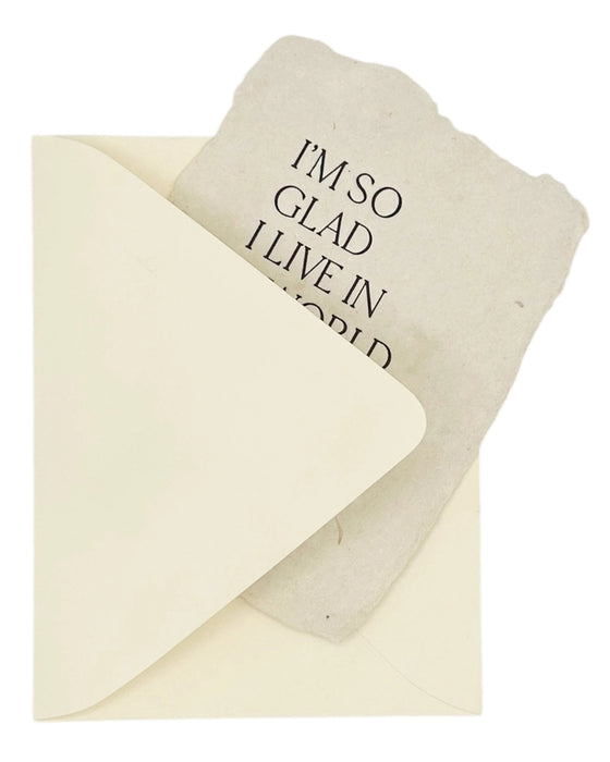 A World Where Octobers Exist Note Card