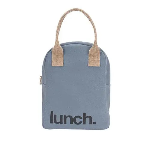 Organic Cotton Zipper Lunch Bag