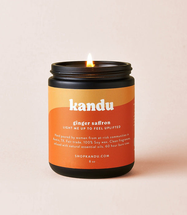 Kandu Ginger Saffron 8 oz Candle