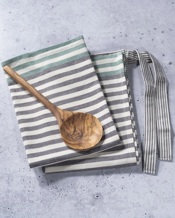 Cotton Stripe Tea Towels - Set of 2