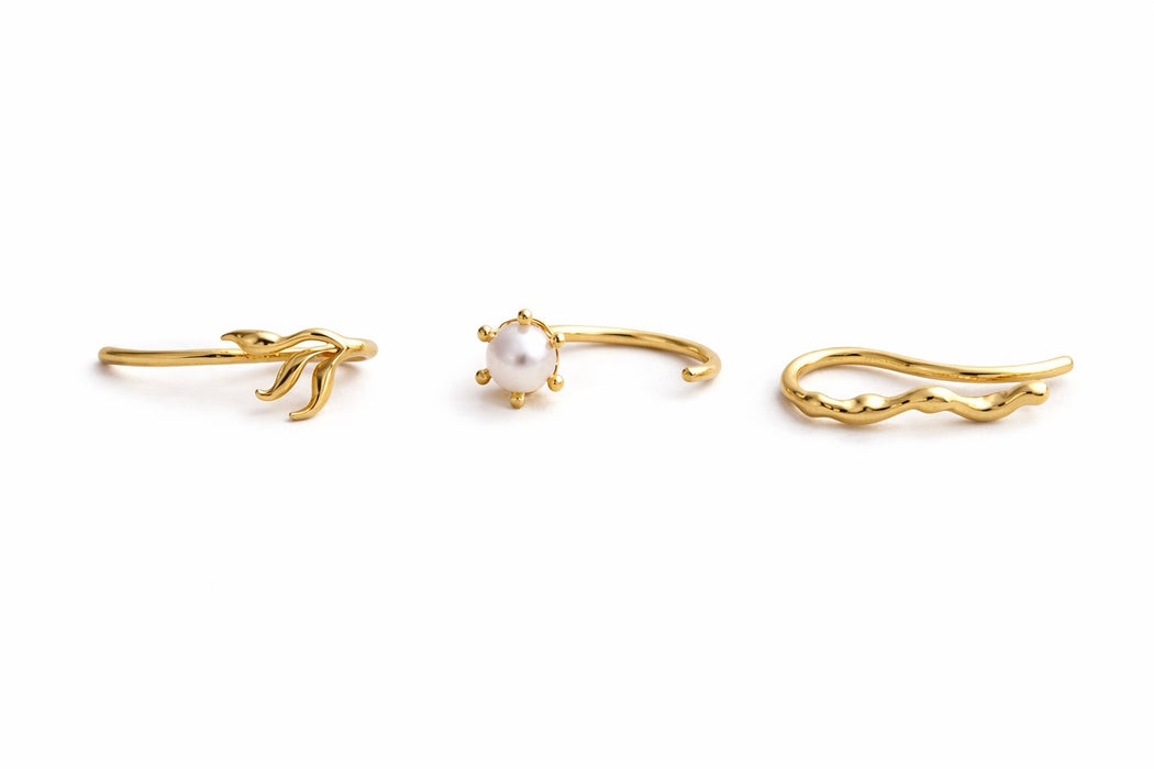 By Land & Sea x Pourquoi - Earring Trio Set