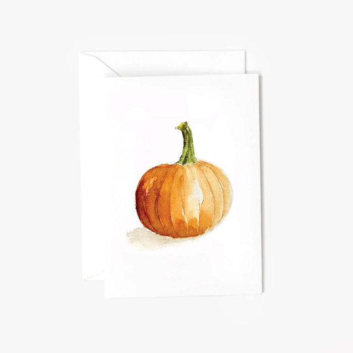 Orange Pumpkin Mini Notecard