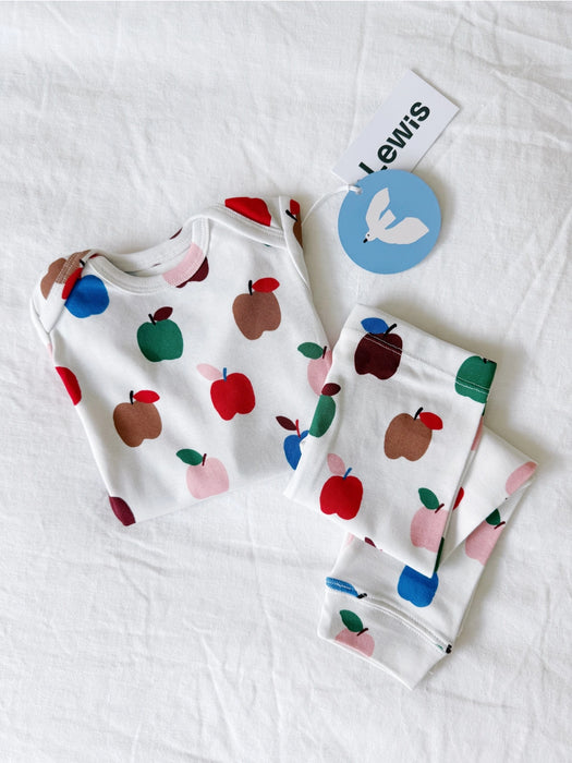 Apple Harvest Onesie + Pant Set