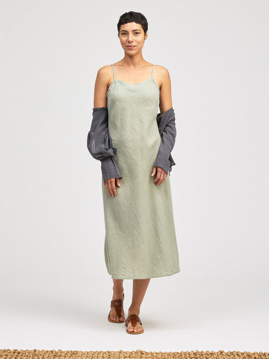 Linen Bias Cami Dress